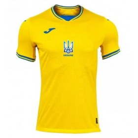 Herren Fußballbekleidung Ukraine Heimtrikot EM 2024 Kurzarm